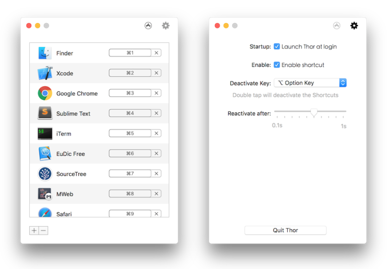 assign keyboard shortcuts on macos